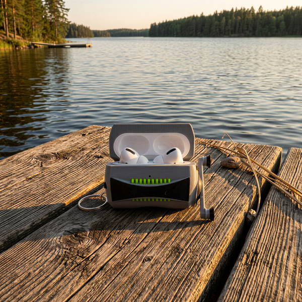 AirPods Pro 1 & 2 Fishing Reel Case, Personalized Angler Gift