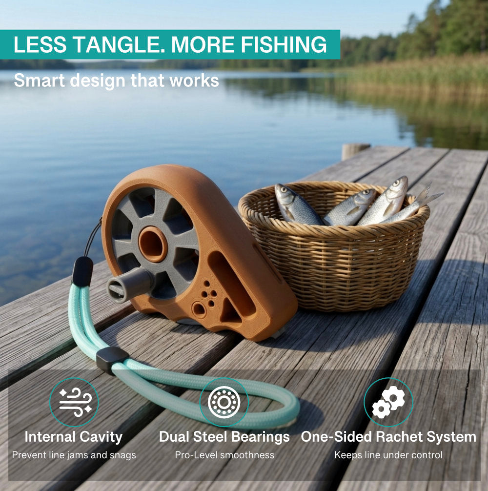 Portable Fishing Reel | Hand Line for Camping & Survival