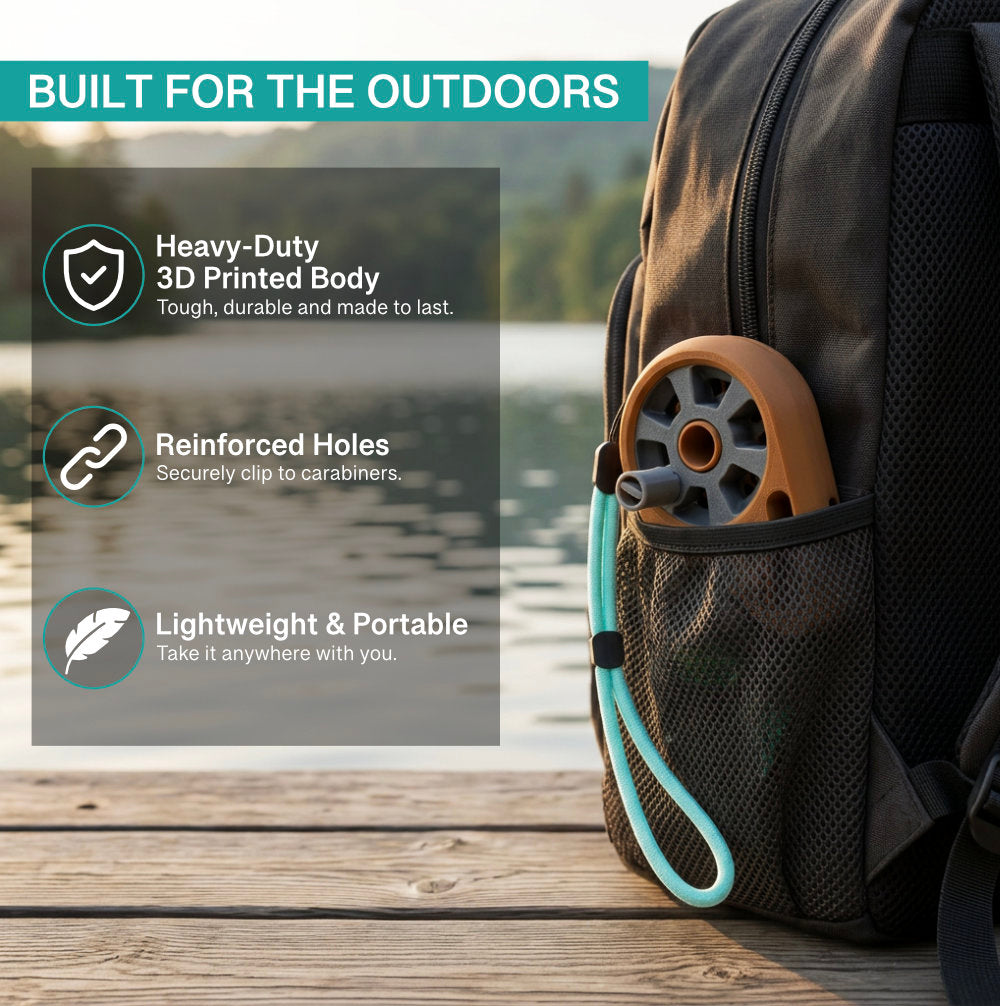 Portable Fishing Reel | Hand Line for Camping & Survival