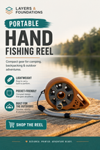 Portable Fishing Reel | Hand Line for Camping & Survival