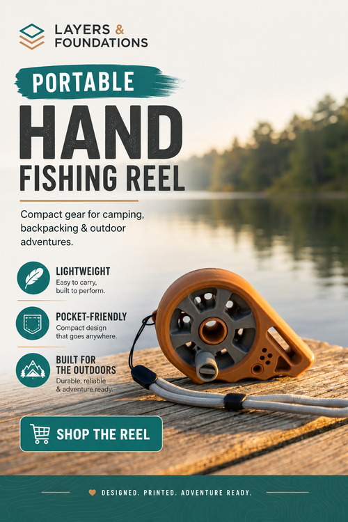Portable Fishing Reel | Hand Line for Camping & Survival